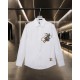 Western denim heavy craftsmanship embroidered long-sleeved shirt Western denim heavy craftsmanship embroidered long-sleeved shirt