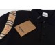 Plaid splicing embroidery polo shirt Plaid splicing embroidery polo shirt