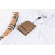 Plaid splicing embroidery polo shirt Plaid splicing embroidery polo shirt