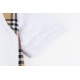 Plaid splicing embroidery polo shirt Plaid splicing embroidery polo shirt