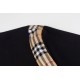 Plaid splicing embroidery polo shirt Plaid splicing embroidery polo shirt