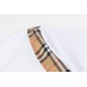 Plaid splicing embroidery polo shirt Plaid splicing embroidery polo shirt