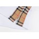 Plaid splicing embroidery polo shirt Plaid splicing embroidery polo shirt