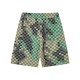 Creative grid knitted shorts Creative grid knitted shorts