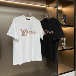 2025ss Letter embroidery t-shirt