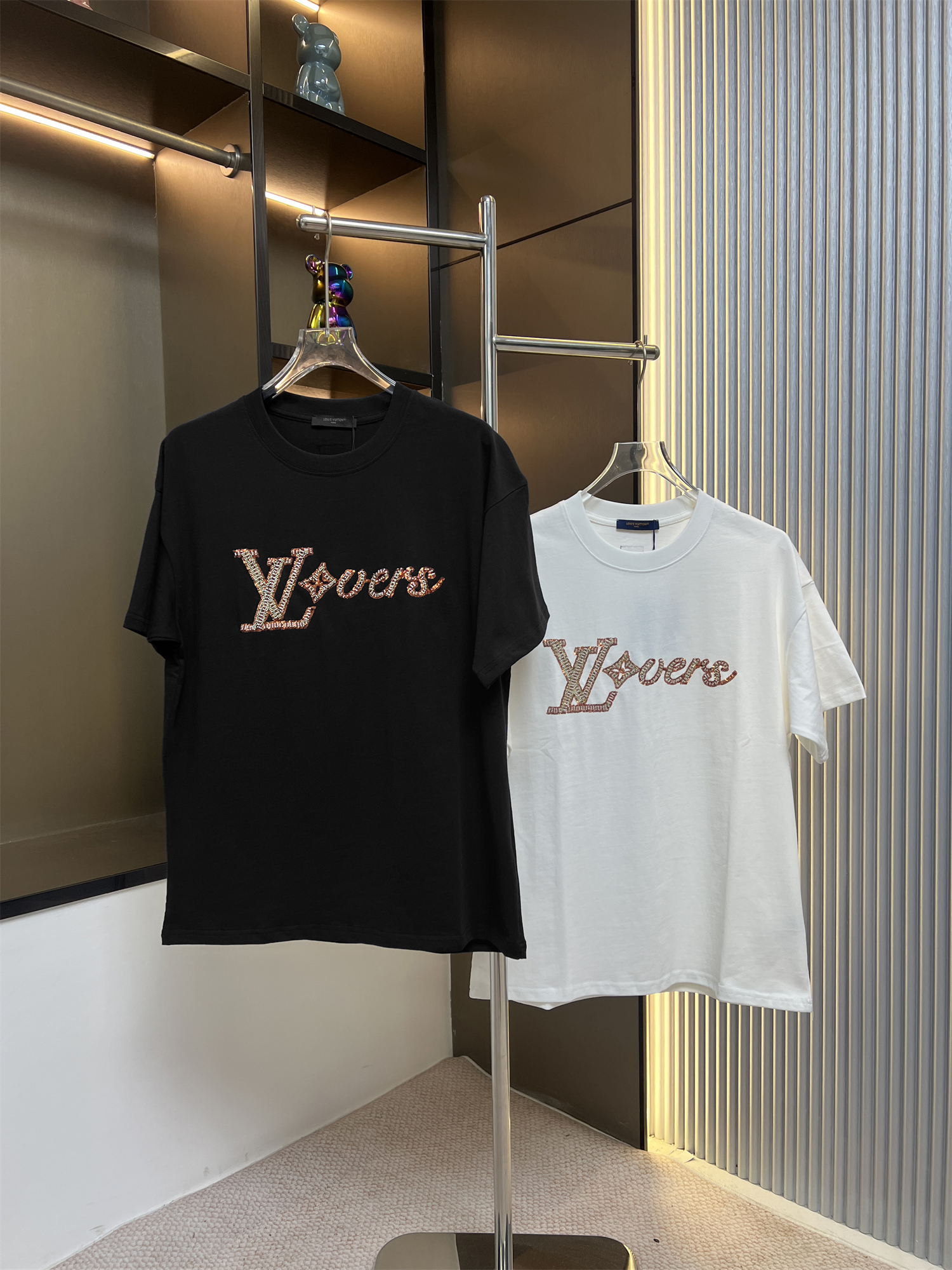 2025ss Letter embroidery t-shirt 2025ss Letter embroidery t-shirt