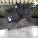 Gradient color big letter jeans Gradient color big letter jeans