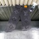 Gradient color big letter jeans Gradient color big letter jeans