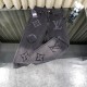 Gradient color big letter jeans Gradient color big letter jeans