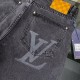 Gradient color big letter jeans Gradient color big letter jeans