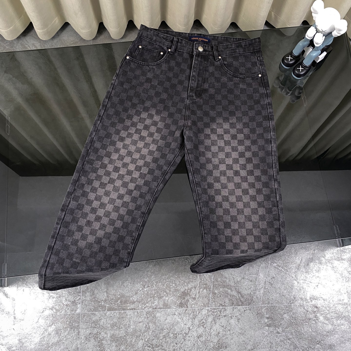 Checkered gradient jeans Checkered gradient jeans