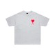 Solid color love short sleeve T-shirt Solid color love short sleeve T-shirt