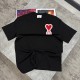 Solid color love short sleeve T-shirt Solid color love short sleeve T-shirt