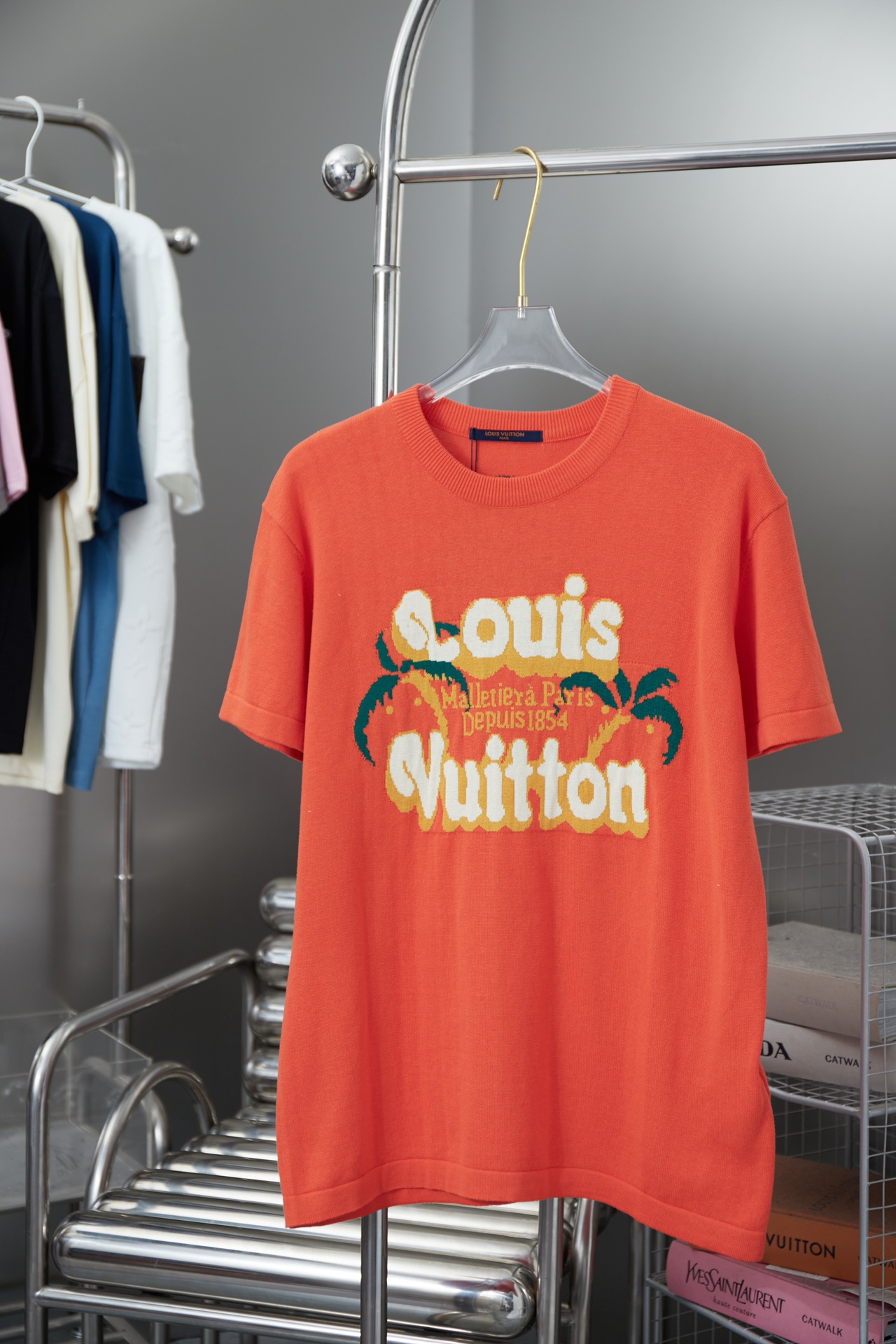 Coconut tree knitwear t-shirt Coconut tree knitwear t-shirt