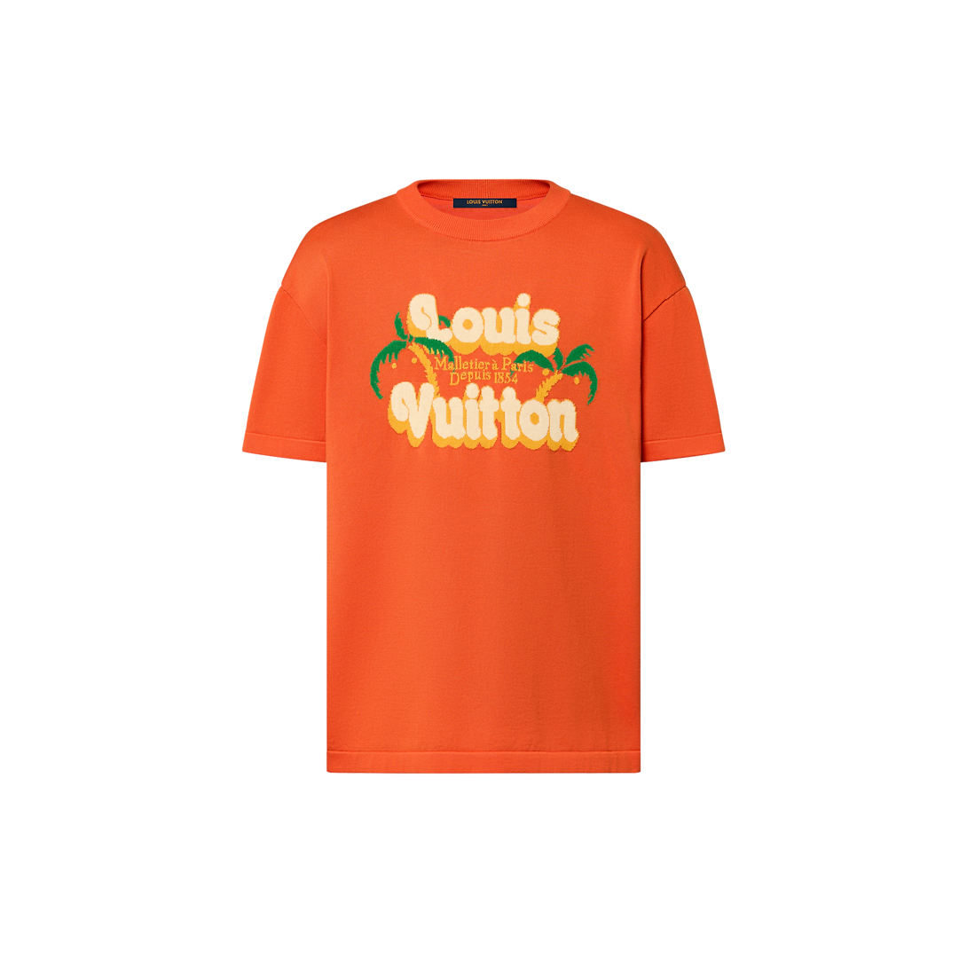Coconut tree knitwear t-shirt Coconut tree knitwear t-shirt
