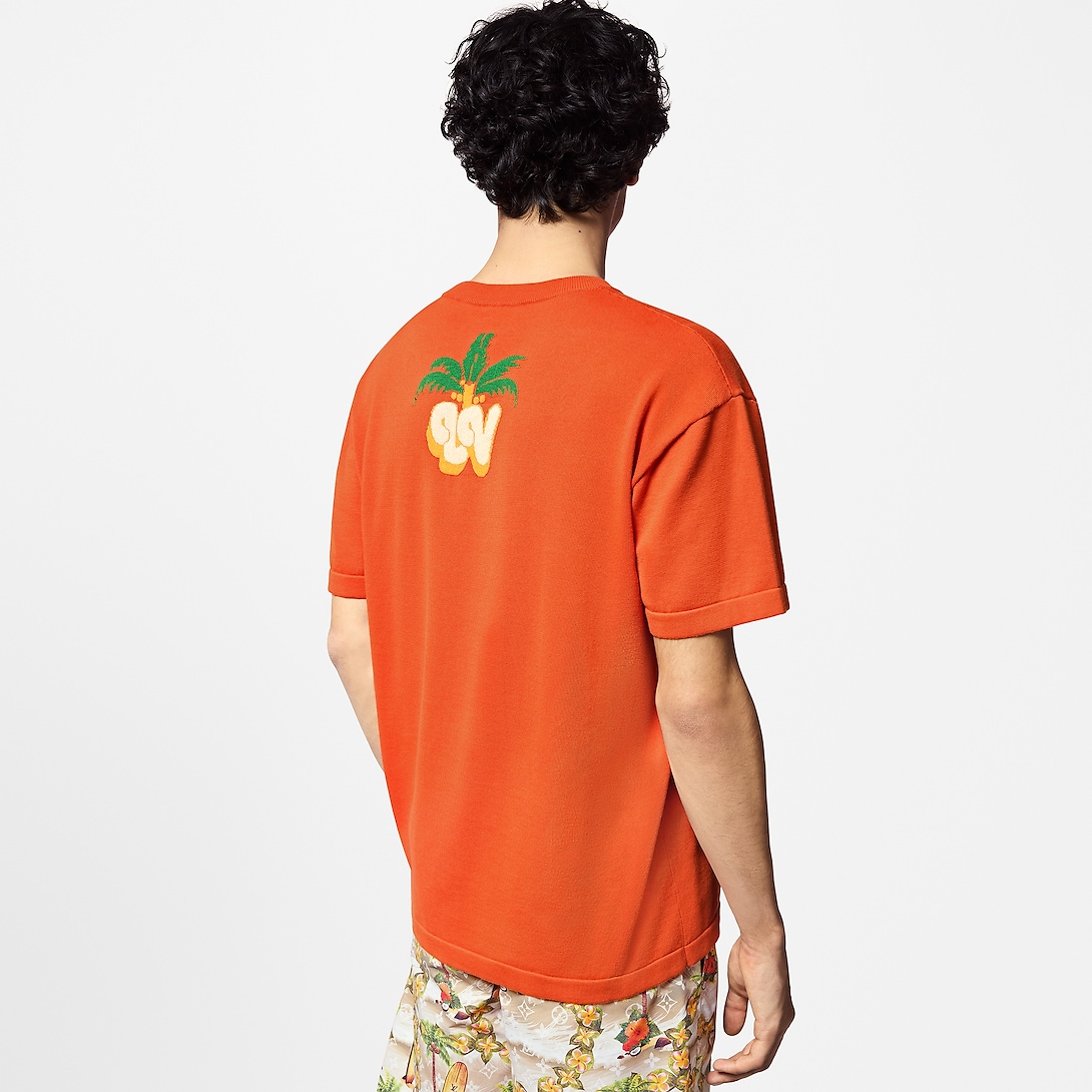 Coconut tree knitwear t-shirt Coconut tree knitwear t-shirt