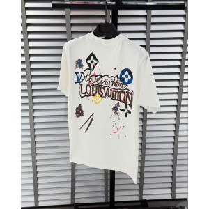 New Ink splashing print t-shirt