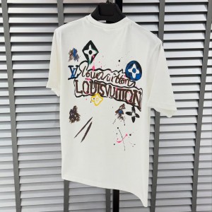 New Ink splashing print t-shirt