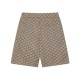 Striped patchwork knitted shorts Striped patchwork knitted shorts