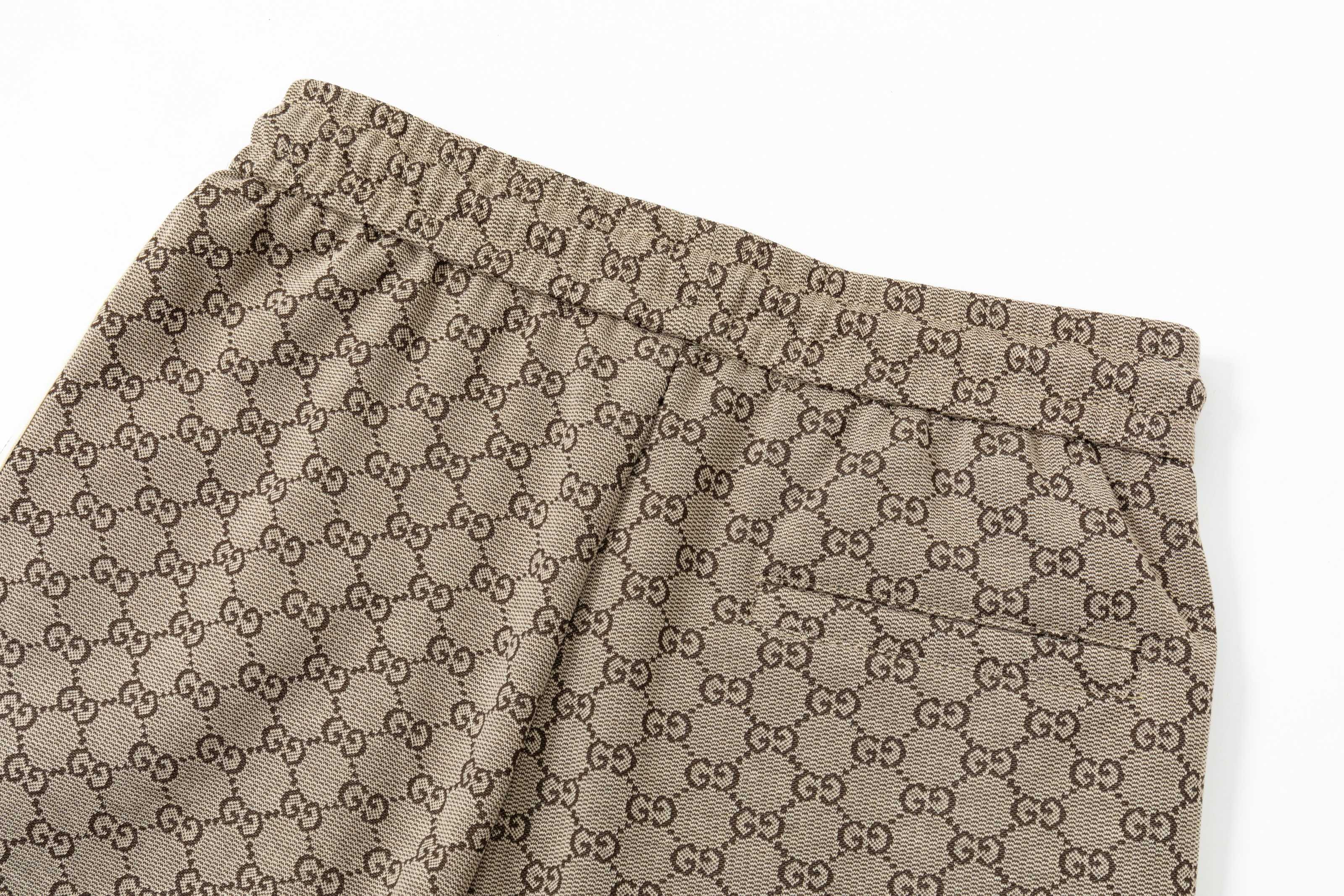 Striped patchwork knitted shorts Striped patchwork knitted shorts
