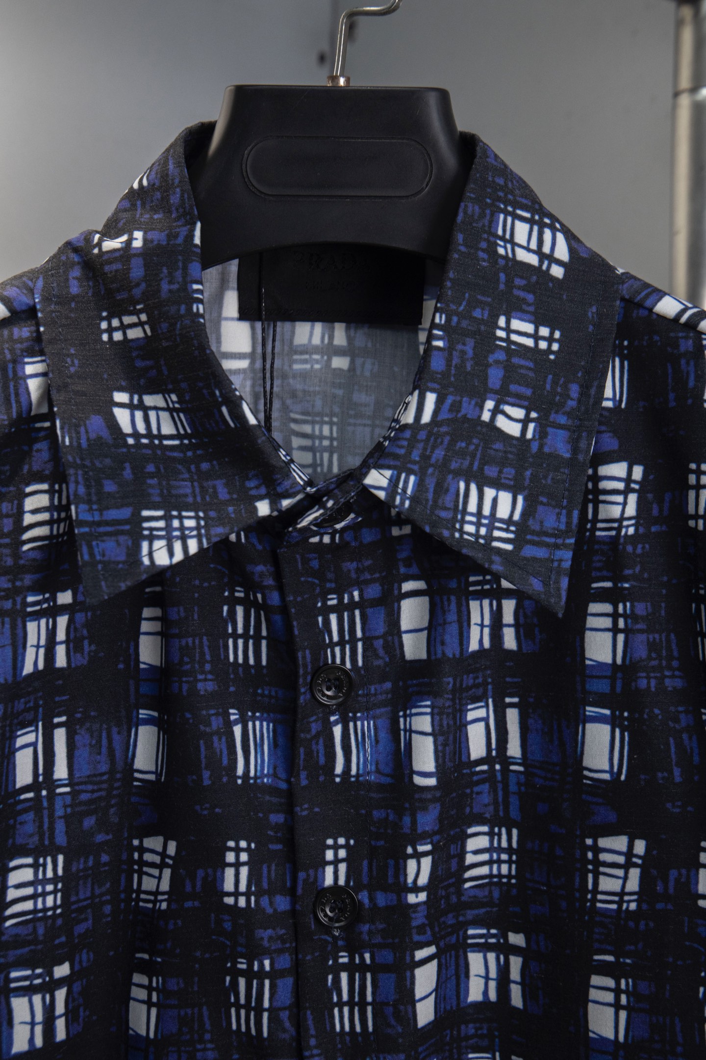 Check printed short-sleeved shirt Check printed short-sleeved shirt