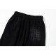 Embroidered spliced knitted shorts Embroidered spliced knitted shorts