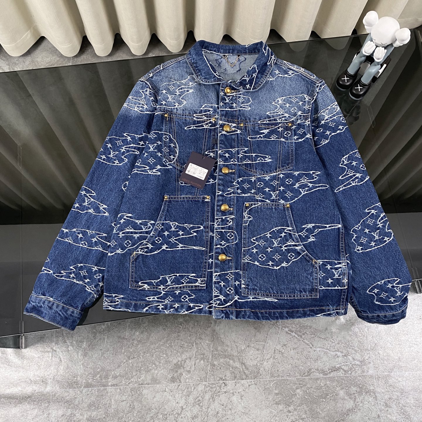 Cloud washed denim jacket Cloud washed denim jacket