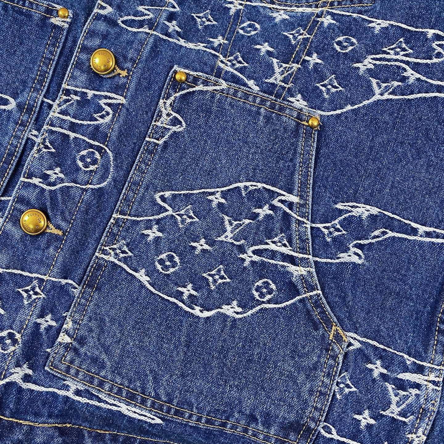 Cloud washed denim jacket Cloud washed denim jacket