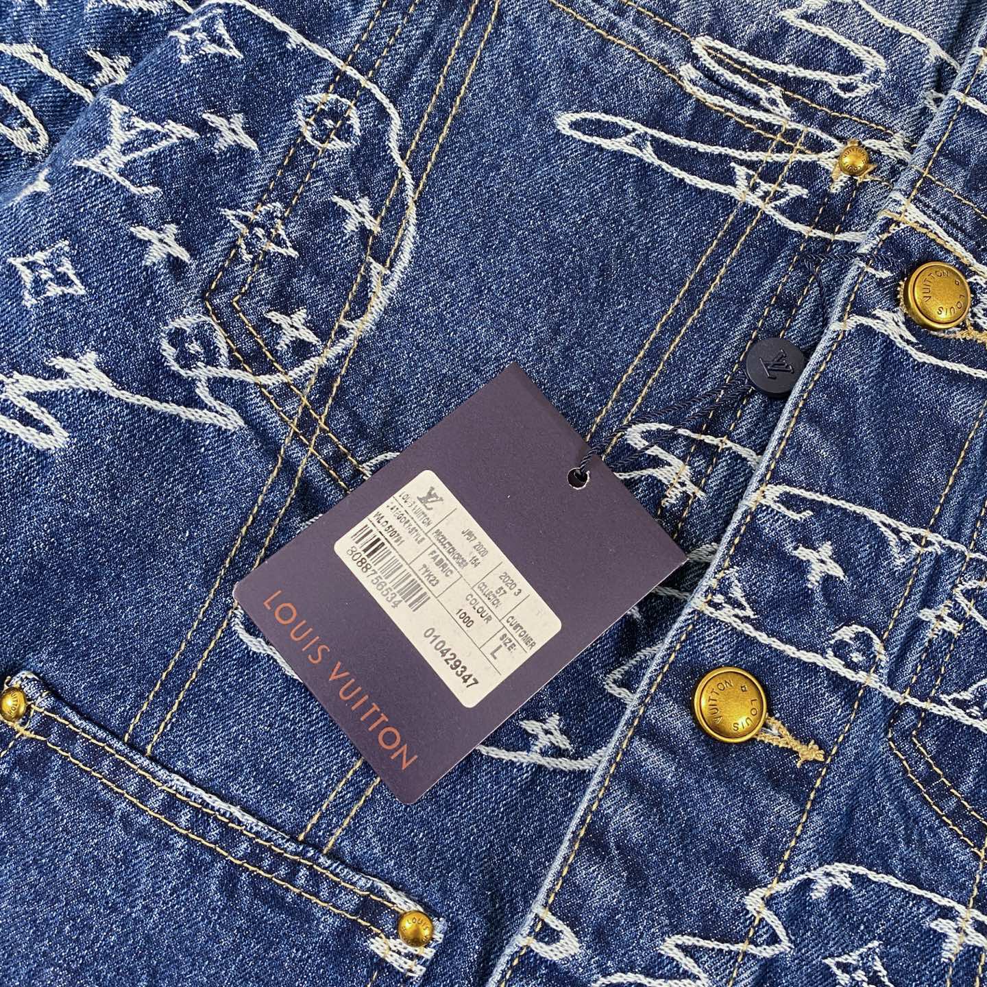 Cloud washed denim jacket Cloud washed denim jacket