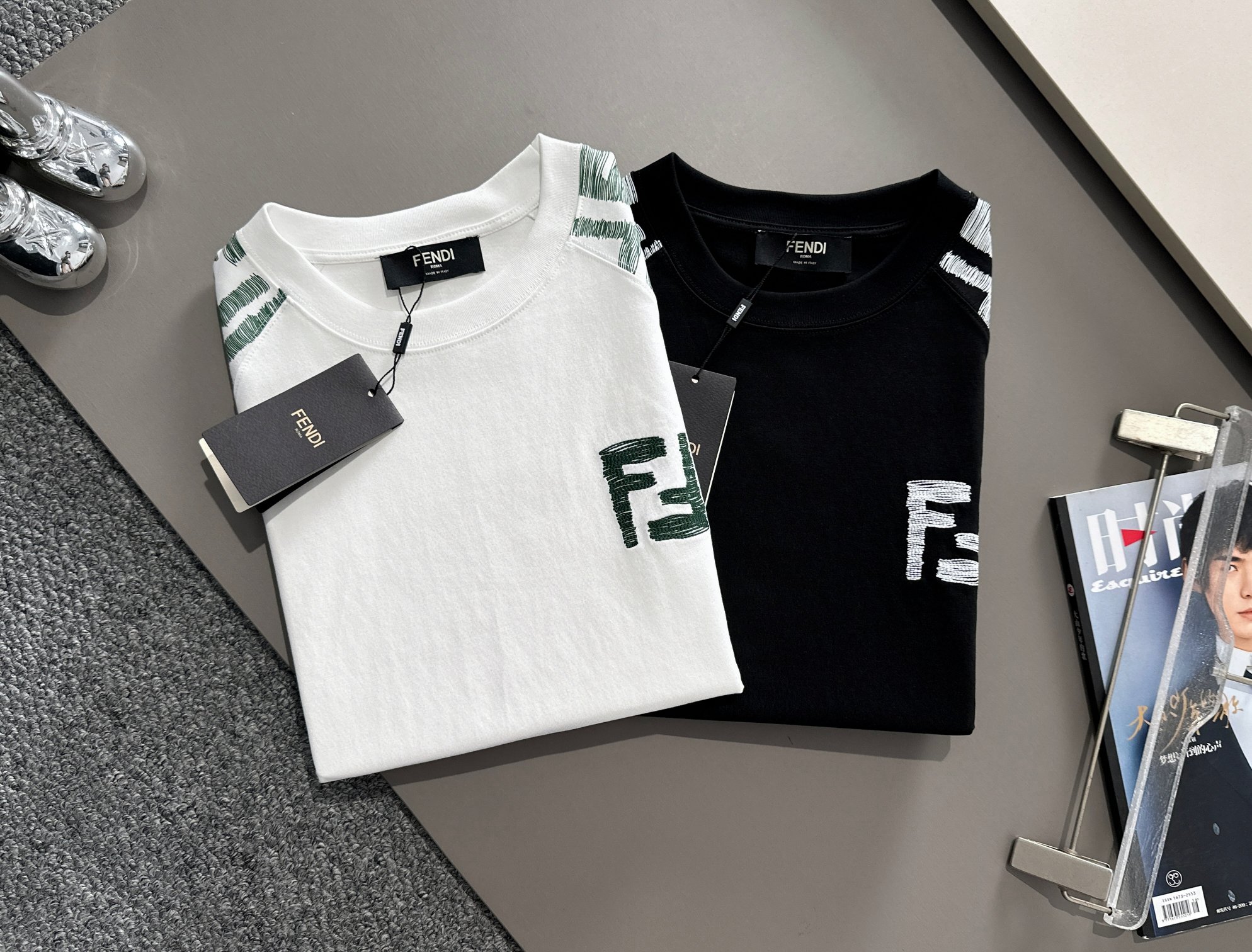 Fashion embroidery t-shirt Fashion embroidery t-shirt