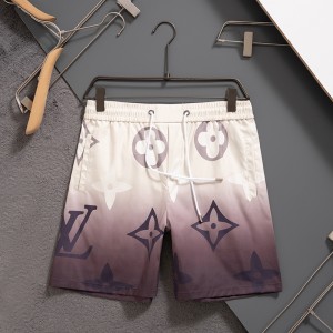 Gradient color casual beach shorts