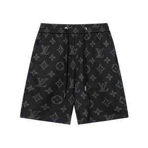 Full print pattern knitted craft shorts