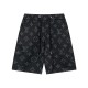 Full print pattern knitted craft shorts Full print pattern knitted craft shorts
