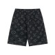 Full print pattern knitted craft shorts Full print pattern knitted craft shorts