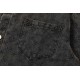 Full print jacquard denim short-sleeved shirt Full print jacquard denim short-sleeved shirt